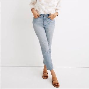 Madewell Curvy Perfect Vintage Straight Leg Ultra High Waist Jeans Fitzgerald